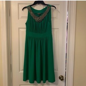 50% off Sale‼️ Labor Day 🇺🇸 must be bundled Green beaded Haani mini dress